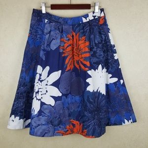 marimekko for Anthro Floral A-Line Skirt, Size 4